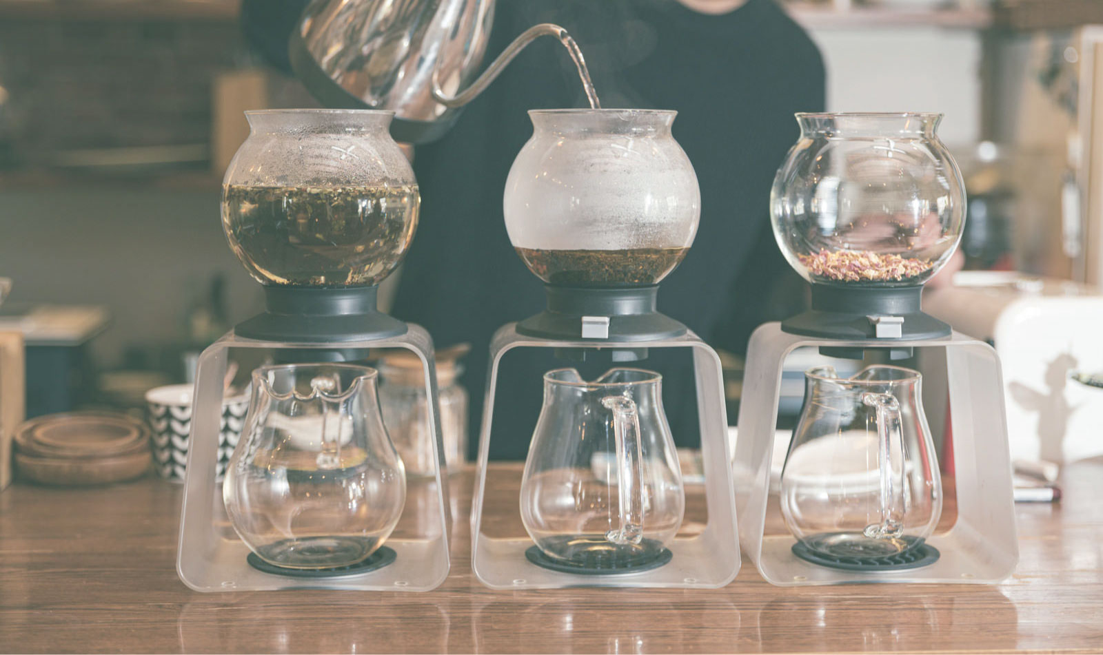 店内の静かな風景